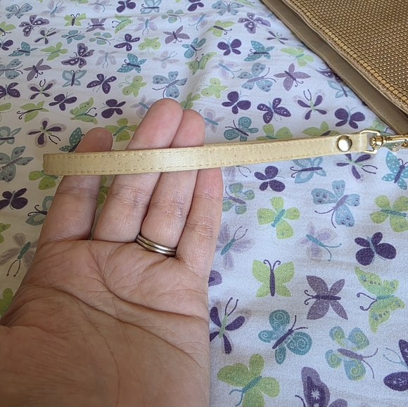 Express Charming Charlies Metallic Gold Clutch Wristlet Duo - Picture 8 of 11